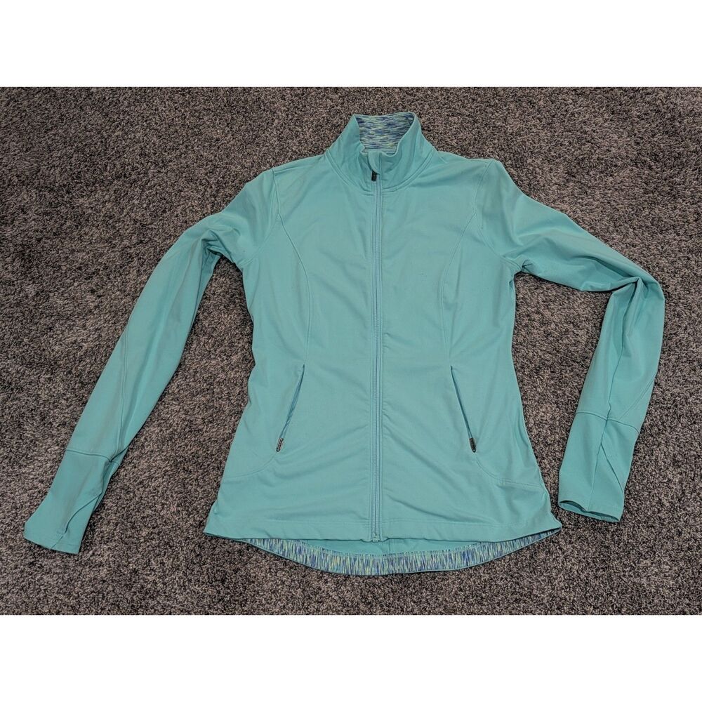 Victoria's Secret VSX Sport Knockout Jacket Size S Mint Blue Full Zip Athletic
